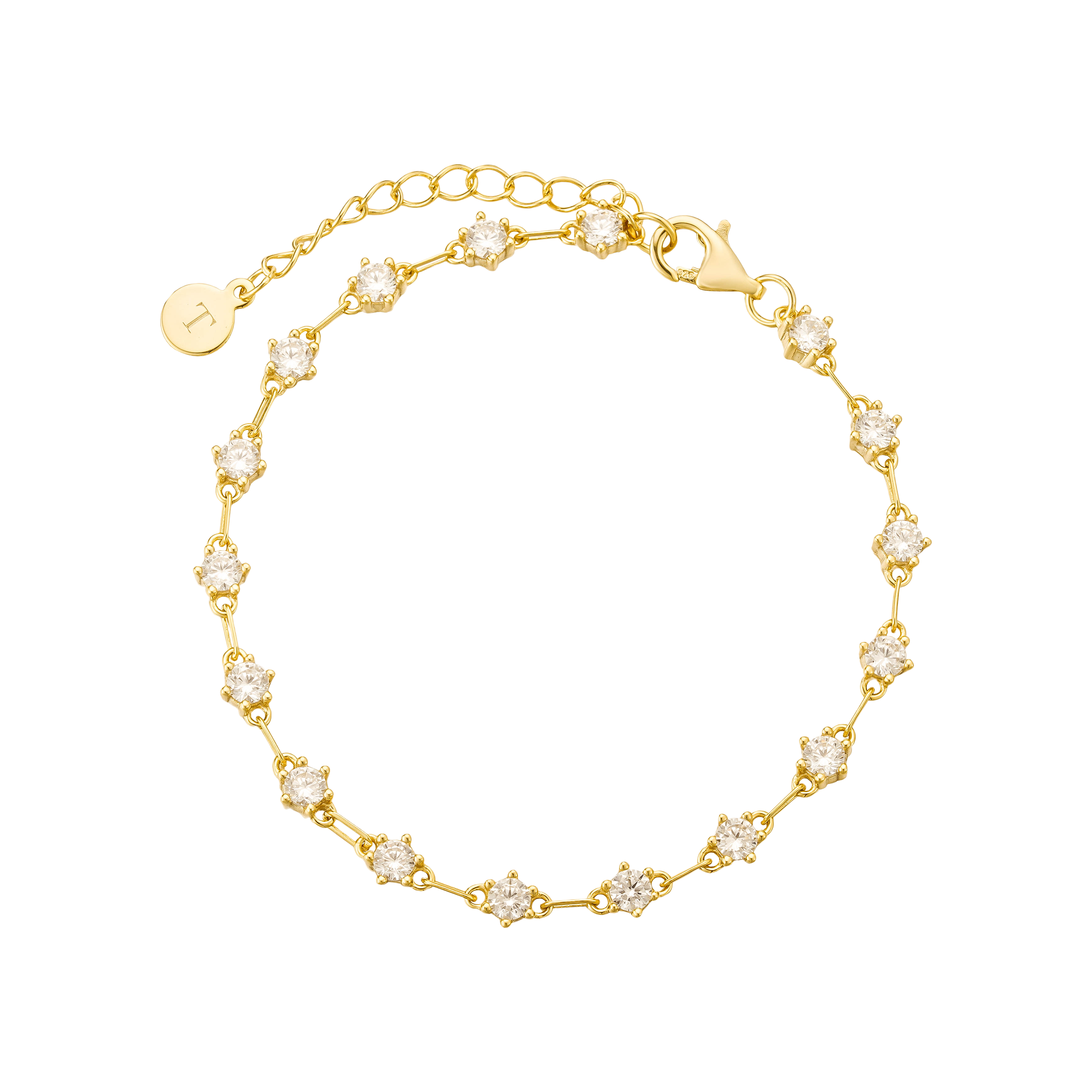 Tender Objects' Garden Tennis Bracelet - Nature-inspired beauty meets tennis flair in this exquisite piece.