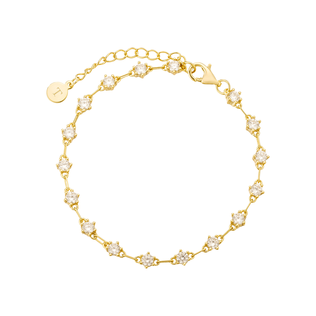 Tender Objects' Garden Tennis Bracelet - Nature-inspired beauty meets tennis flair in this exquisite piece.