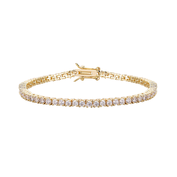  Tender Objects' Lawn Tennis Bracelet - A chic blend of timeless elegance inspired by lush greenery.