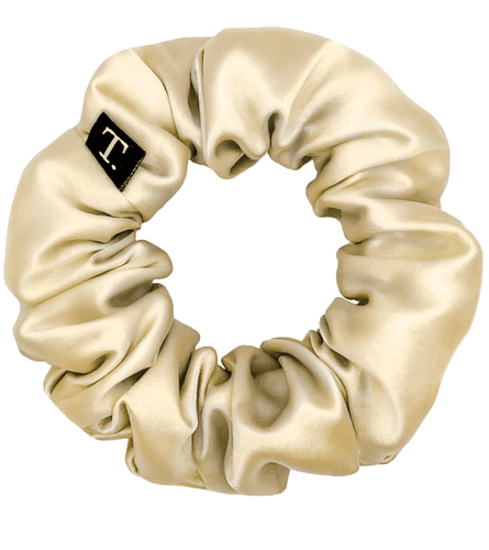 Tender Objects 35mm silk scrunchie in Soft Dawn