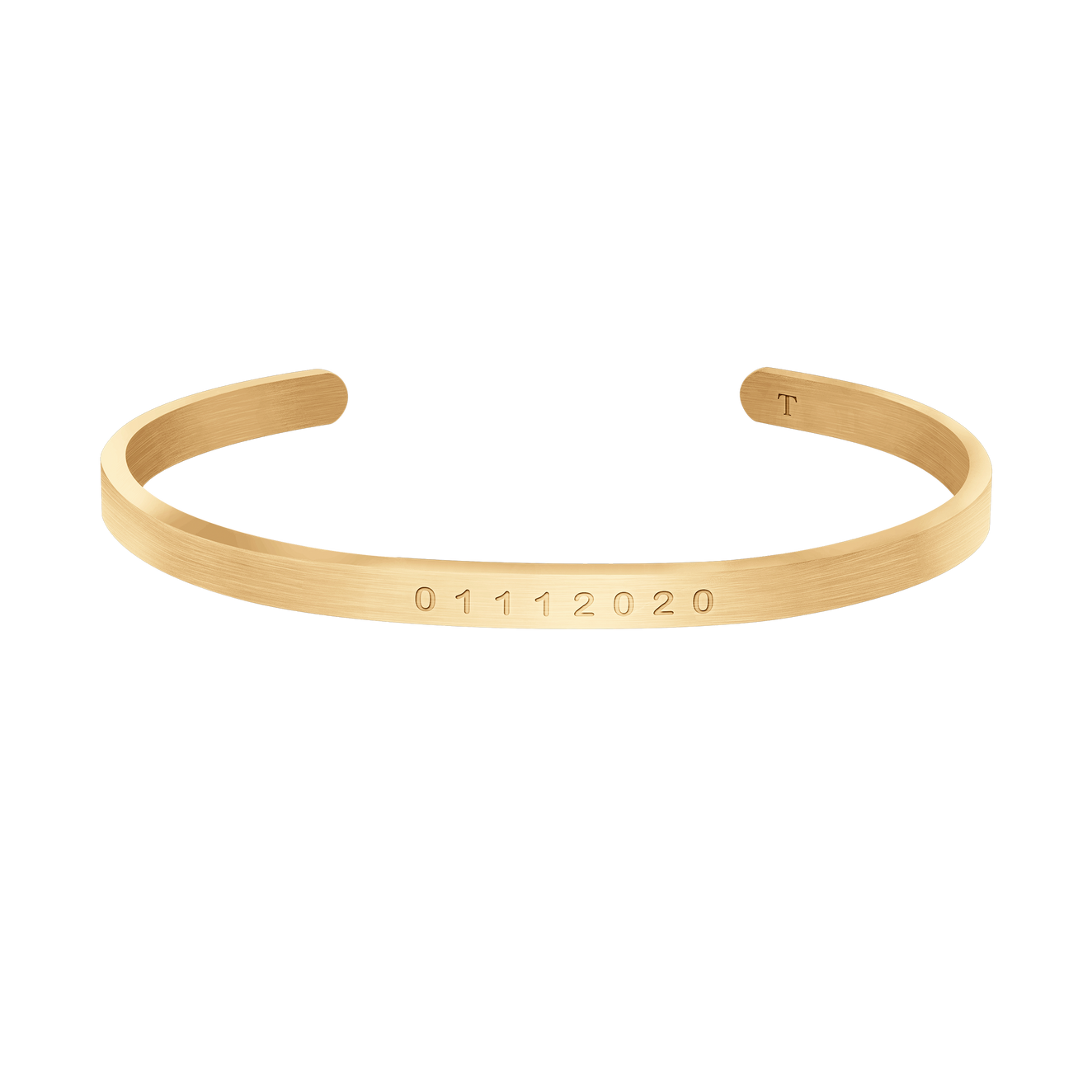 Merci Structured Cuff - Gold